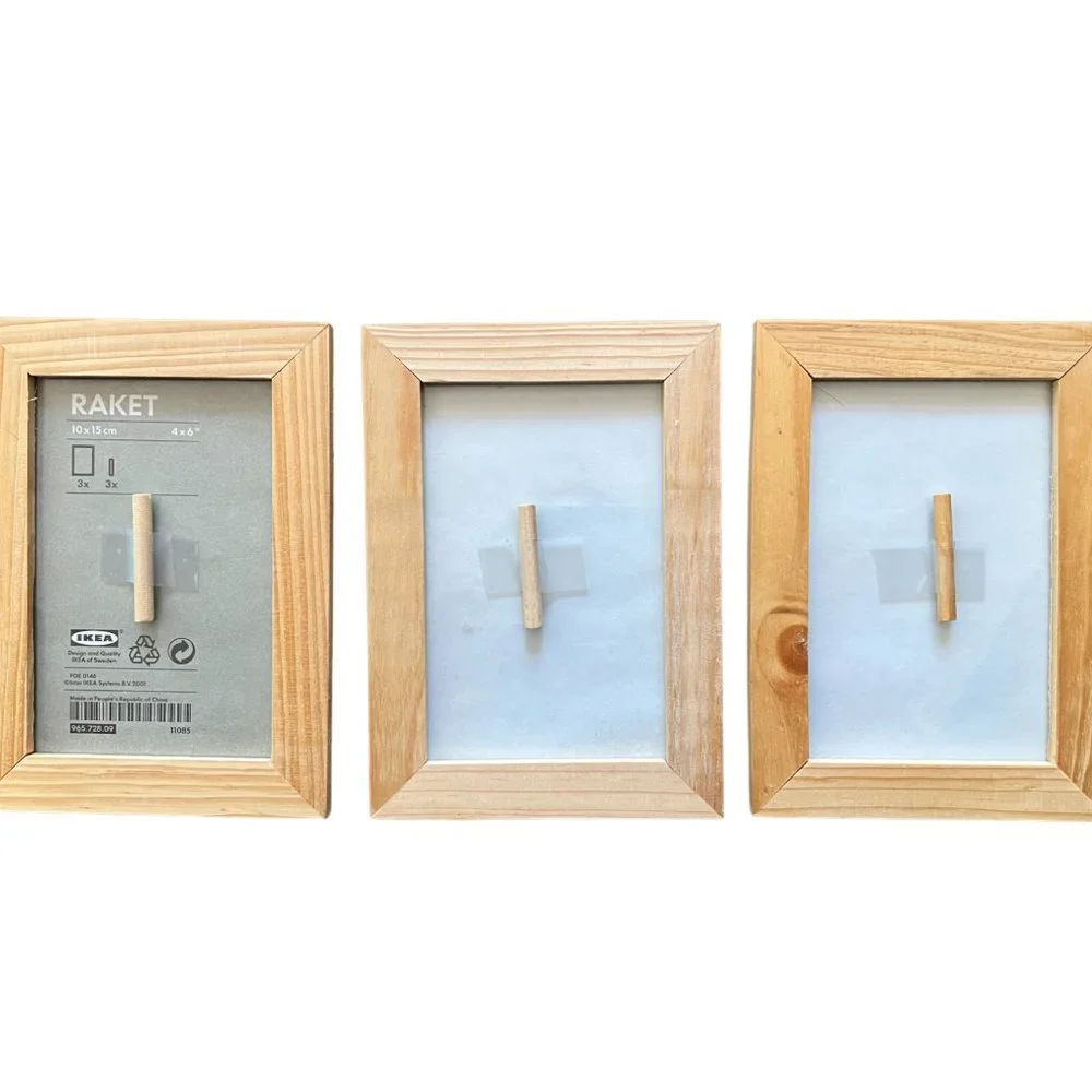 Lot of 6 Frames, Various Sizes, Table and/or Wall Frames